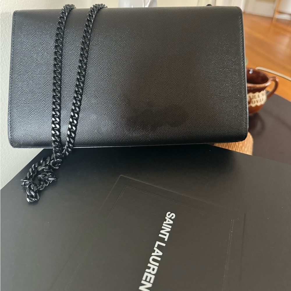 New Yves Saint Laurent black shoulder bag / 100% Original - Picture 4 of 5